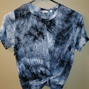 Heart & Hips M marbled crop top